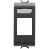 Masca 1 modul pentru priza HDMI Gewiss Chorus GW12431, negru satin
