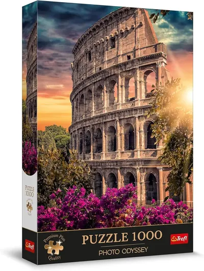 Puzzle Trefl din 1000 piese - Colosseum, amfiteatrul român