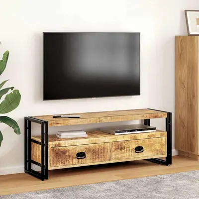 vidaXL Comodă TV, 120 x 35 x 45 cm, lemn masiv de mango