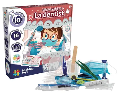 Trusă dentară educațională Hashtag Toys