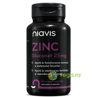 Zinc Gluconat 25mg 60cps