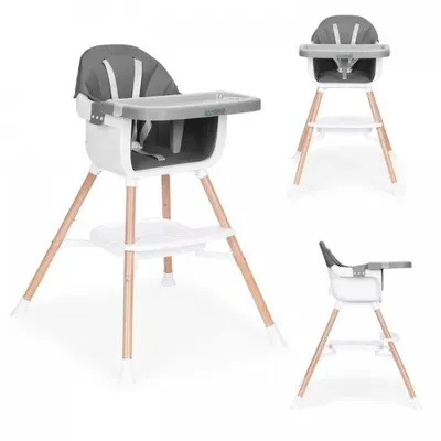 Scaun de masa 2 in 1 Ecotoys HC508 Gri