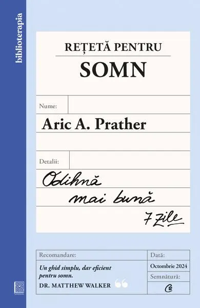 Rețetă pentru somn - Paperback brosat
