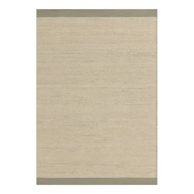 Covor crem-verde salvie țesut manual din lână 200x290 cm Lima Sage – Asiatic Carpets