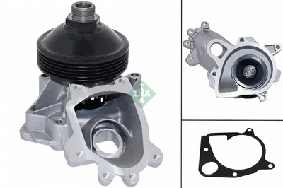 Pompa apa cu garnitura potrivit BMW 3 (E46), 5 (E39), 7 (E38), X5 (E53); LAND ROVER RANGE ROVER III; OPEL OMEGA B 2.5D 3.0D 08.98-08.12