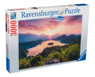 Puzzle Ravensburger din 3000 de piese - Lacul Bled, Slovenia
