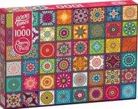 Puzzle Cherry Pazzi din 1000 piese - Pătrate ornamentale