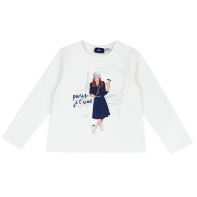 Bluza copii Chicco, alb, 00585-69MC