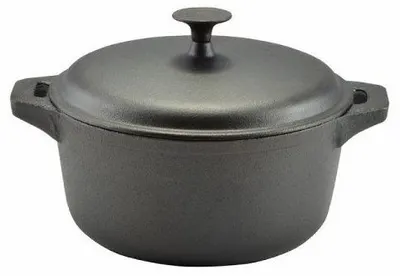 Oală din fontă cu capac Perfect Home – 32 cm, 8 l