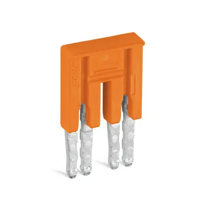 Jumper; insulated; 2-way; Nominal current 30 A; orange