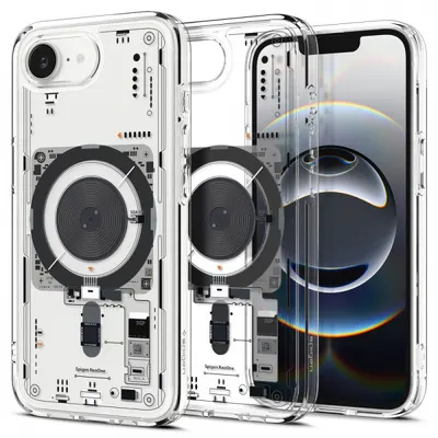 Husa MagSafe pentru Apple iPhone 17e / 16e, Spigen, Ultra Hybrid Neo One, Transparenta ACS09143