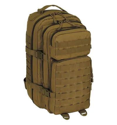 Rucsac modular 30 litri compatibil sistem hidratare coyote tan MFH