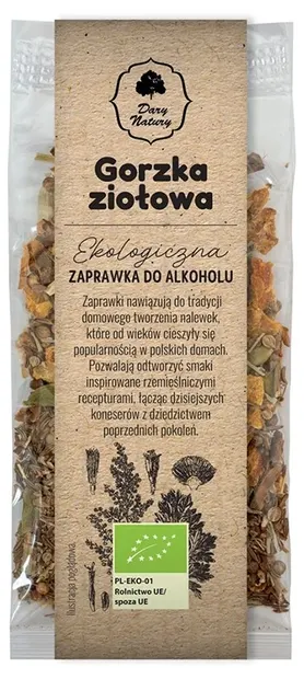 Bio plante amare pentru tinctură alcoolică, 20 g, Dary Natury