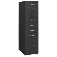 Gossi fiset mobil, antracit, 28x41x109 cm, metal