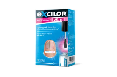Excilor Forte pentru infectia fungica a unghiei, 30 ml, Excilor