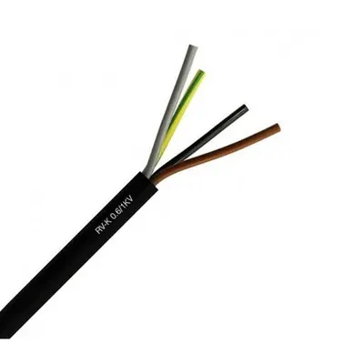 Cablu flexibil cupru 4x1.5 cu manta ignifugata RV-K