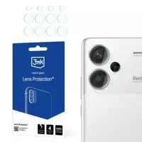 Folie de protectie Camera Spate 3MK Protection pentru Xiaomi Redmi Note 13 Pro+, Sticla Flexibila, Set 4 bucati, Transparenta