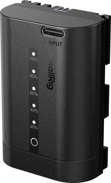 Baterie SmallRig - 5298, înlocuitor pentru Canon LP-E6P, USB-C, negru