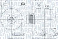 Alternator (14V, 120A) potrivit FORD C-MAX, FOCUS C-MAX, FOCUS II 1.8-2.0LPG 10.03-09.12