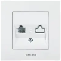 Priza telefon RJ11 cat.3 Karre Plus Panasonic alb