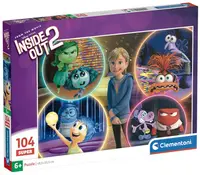 Puzzle pentru copii Clementoni de 104 piese - Inside Out 2, varianta 1