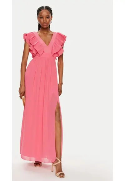 Rochie dama - 91118 - Roz - Poliester