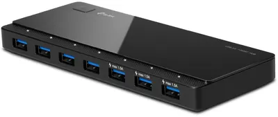 Hub USB TP-Link - UH700, 7 porturi, USB 3.0, negru