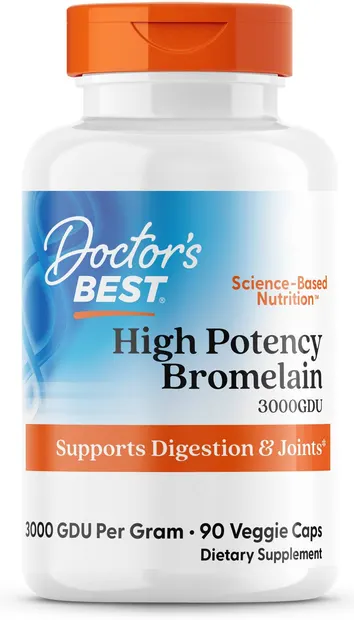 High Potency Bromelain, 90 capsule, Doctor's Best