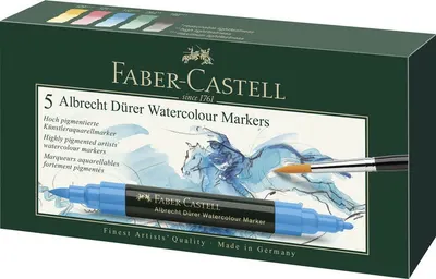 Markere acuarela Faber - Castell Albrech Dürer - 5 culori