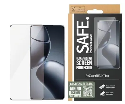 Protector de sticlă SAFE - Ultra Wide Fit, Redmi 14T, transparent