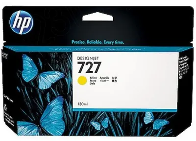 Cartuș de cerneală HP - 727, pentru Designjet t1500/t2500/t2530/t920, Yellow