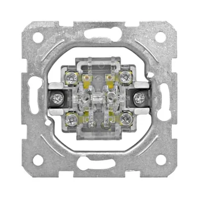 Insert buton dublu, 10A ND, cleme cu şurub
