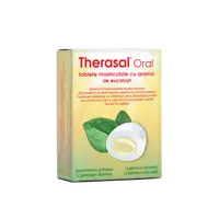 Therasal Oral cu aroma de eucalipt, 12 tablete masticabile, Vedra