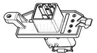 Rezistenta ventilator habitaclu FORD B-MAX, C-MAX II, ECOSPORT, FOCUS III, GRAND C-MAX, KUGA II, TOURNEO COURIER B460, TOURNEO CUSTOM V362, TRANSIT V363 1.0-Electric dupa 2010