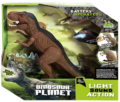 Jucărie electronică Dinosaur Planet - Dinozaur, cu lumini, sunete si fum