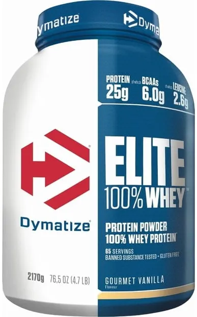 Elite 100% Whey, gourmet vanilla, 2170 g, Dymatize