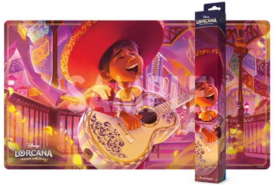 Covoraș pentru jocuri de cărți Ravensburger - Disney Lorcana TCG: Hyperia City - Miguel