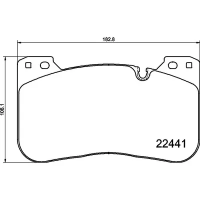 Set placute frana, frana disc BREMBO P 06 100