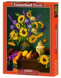 Puzzle Castorland din 1500 de piese - Comorile toamnei