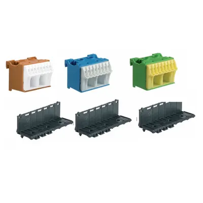 Pachet monofazat cu impamantare - Borne Distributie pentru Tablouri Electrice – QuickConnect