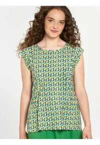 Bluza cu model si maneca scurta