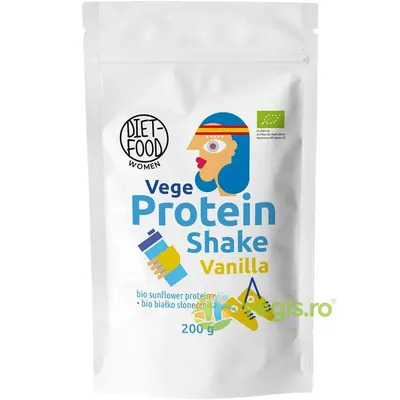 Shake Proteic cu Aroma de Vanilie Ecologic/Bio 200g