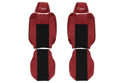 Huse scaun compatibile cu Renault T tetiere ajustabile după 01.2014-04.2021, Rosu