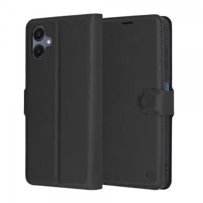 Husa pentru Samsung Galaxy A06 A065, Techsuit, Leather Folio, Neagra