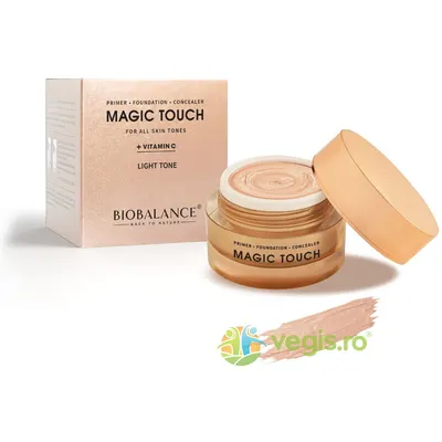 Primer, Fond de Ten si Anti-Cearcan cu Vitamina C Nuanta Light 30ml