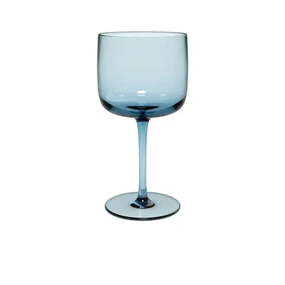 Set 2 pahare vin LIKE, albastru, 270 ml