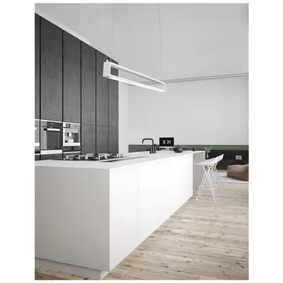 Lampa suspendata LINE Nisipiu Alb Aluminiu & Acrylic Rotating LED 38 Wat 230 Volt 1460Lm 3000K IP20