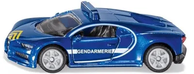 Mașinuță din metal Siku - Bugatti Chiron Gendamerie