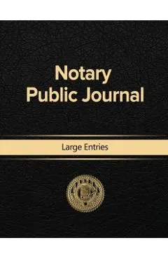 Notary Public Journal Large Entries