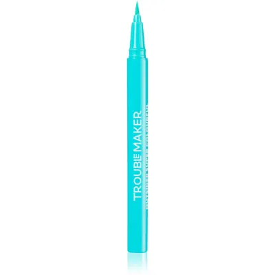 Trouble Maker Outsider eyeliner lichid cu trasare precisă culoare Pool Noodle Aqua Bule 0.5 ml
